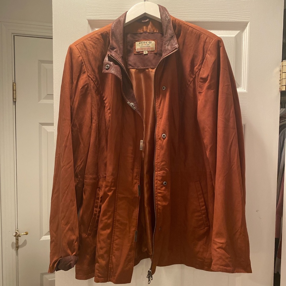 Authentic Italian leather jacket. Made and purchased in Italy!